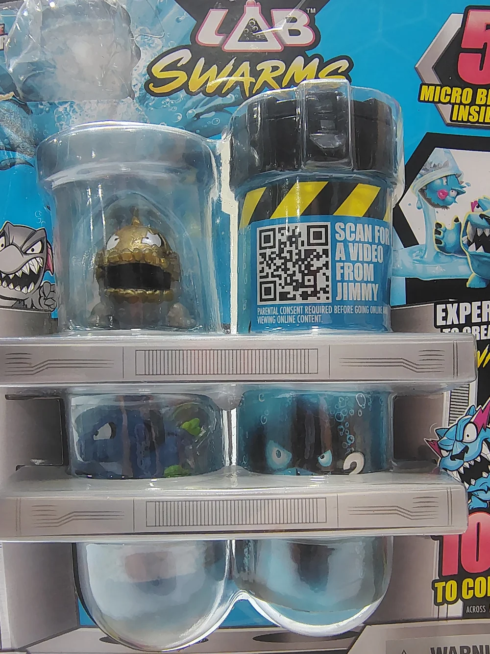 MrBeast Lab Swarms Lot (3 Packs) - Incomplete / 4 Figures Per Pack